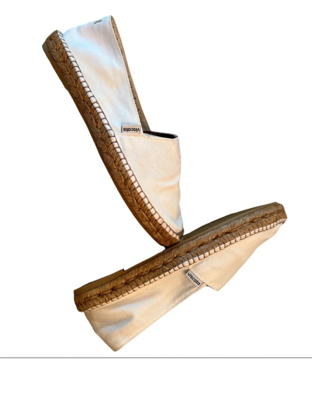Viscata Barceloneta Canvas Espadrille Flats Size 41 US 10
